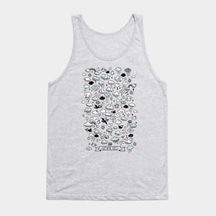 Autumn Skies Pattern Tank Top